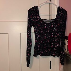 floral off the shoulder top